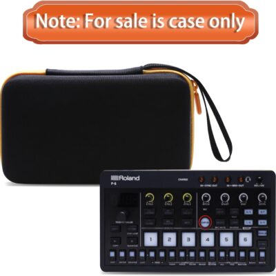 61Jj1u0hQrL. AC SL1500 LTGEM Case Compatible with Roland AIRA Compact P-6 / S-1 / T-8 / E-4 / J-6 Creative Sampler Drum Sequencer, Green(Case Only)