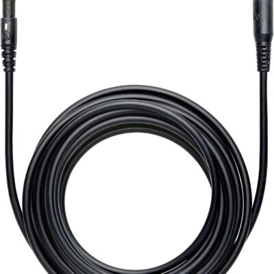 Audio-Technica ATH-M60X On-Ear Closed-Back Dynamic Professional Studio Monitor Headphones Black