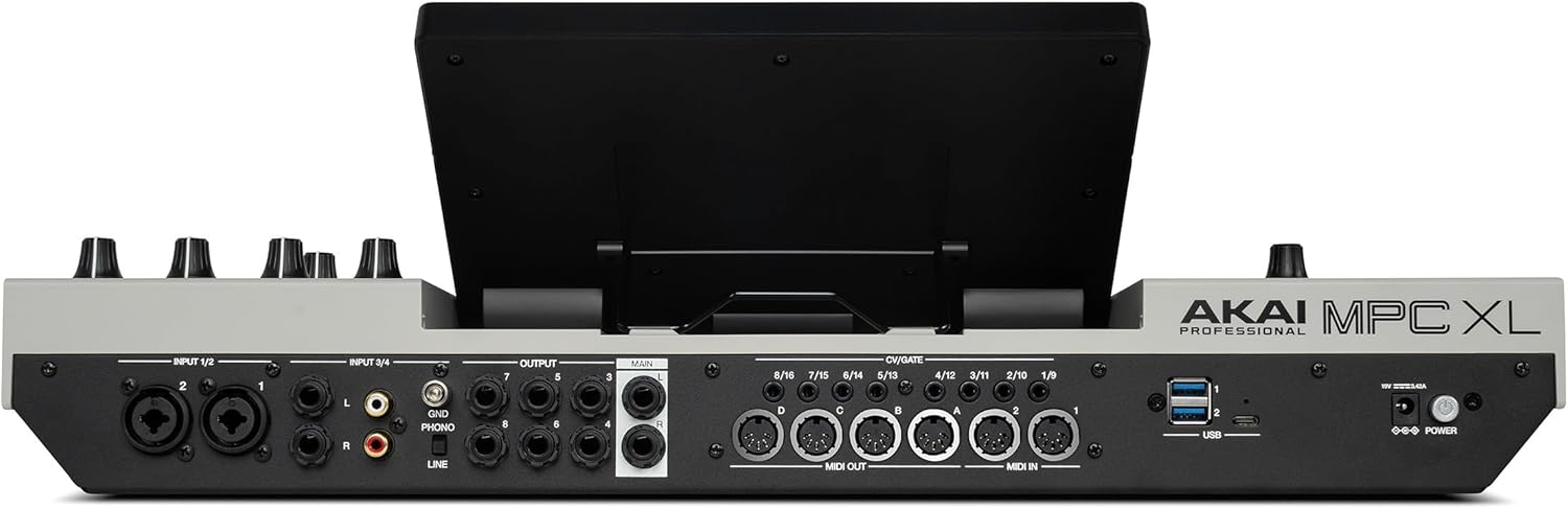 Akai Professional MPC XL Standalone Music Production Center for Sampling and Sequencing with 10.1-inch Touchscreen, 3D MPCe Pads, 8-Core CPU, 16GB RAM, 256GB SSD