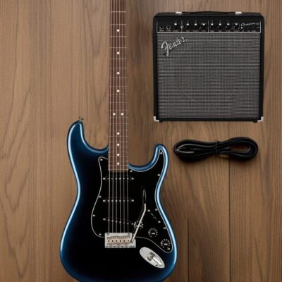 61KCUEpbYL. AC Fender American Professional II Stratocaster – Dark Night with Rosewood Fingerboard