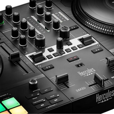 61KJqsBKM7L. AC Hercules DJControl Inpulse T7, 2 Deck Motorized DJ Controller with built in STEMS Control, Serato DJ and DJUCED included