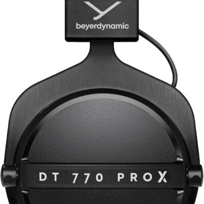 beyerdynamic DT 770 Pro X Wired Over-Ear Headphones, 48 Ohm, Closed-Back Professional Recording Studio Monitor. Recording, Monitoring, Sound Isolation, Handmade in Germany. Black