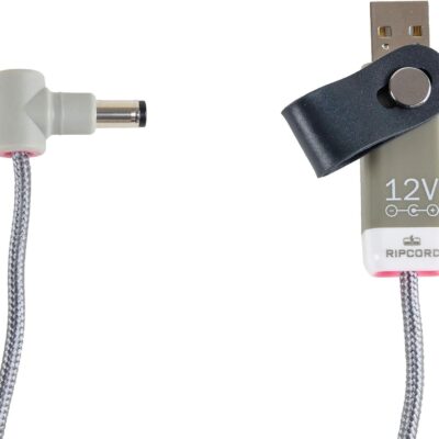 myVolts Ripcord USB to 12V DC Power Cable Compatible with Elektron Octatrack MKII Sampler