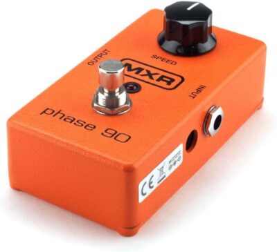 MXR M101 Phase 90 Effects Pedal Bundle with MXR Instrument Cable and 6 Assorted Dunlop Picks