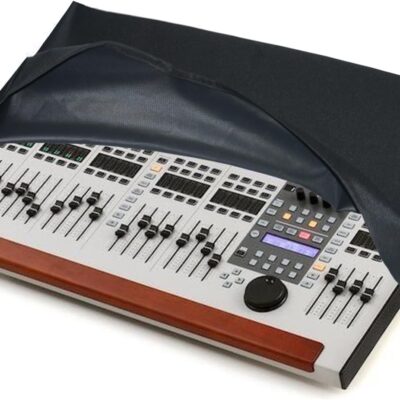 Premium Dust Cover for BEHRINGER WING 48-Channel Digital Mixer – Water-Resistant, Anti-Static, Heavy-Duty Black Fabric Protector by DigitalDeckCovers