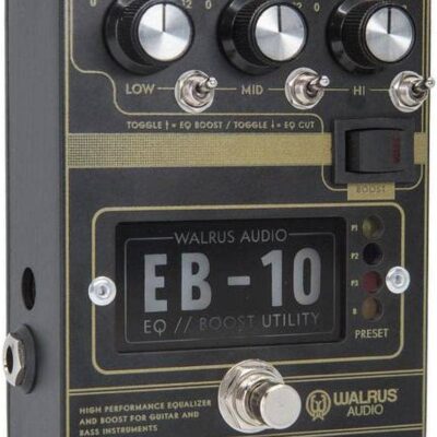 61MtvKlfDsL. AC SL1500 Walrus Audio EB-10 Preamp/EQ/Boost, Black