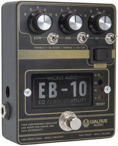 61MtvKlfDsL. AC SL1500 1774138033 1256 Walrus Audio EB-10 Preamp/EQ/Boost, Black