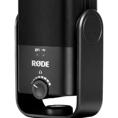 Rode NT-USB Mini USB Microphone Bundle with Microphone Arm + Mic Pop Filter + Cleaning Cloth (4 Items)