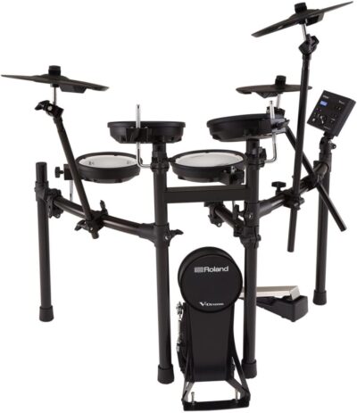 61NZTSVns L. AC SL1200 Roland TD-07KV Electronic V-Drums Kit – Legendary Dual-Ply All Mesh Head kit with superior expression and playability – Bluetooth Audio & MIDI – USB for recording audio and MIDI data – 40 FREE Melodic
