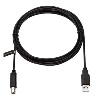 Keple 3ft USB B Cable Data/Power Lead Cord for DJ Midi Controllers, Keyboards, Samplers, Effect Pads, Syntesizers Numark, Pioneer, Native Instruments, Traktor, Akai to Dell HP