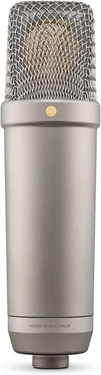 Rode NT1 5th Generation Condenser Microphone with SM6 Shockmount and Pop Filter,Silver