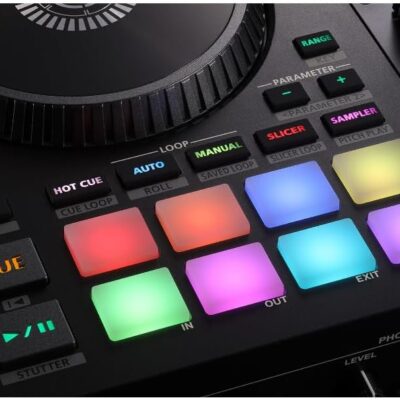Roland DJ-707M DJ Controller for live streamers and content creators (DJ-707M)