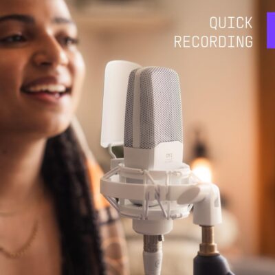 Arturia MiniFuse Recording Pack — USB Audio Interface Bundle with Condenser Microphone, Headphones, and Creative Software for Recording, Streaming, and Podcasting