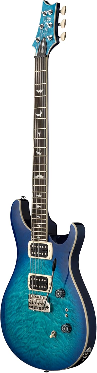 PRS SE Custom 24-08 Quilt Package, Lake Blue with Gigbag