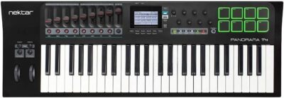 Nektar Panorama T4 MIDI Controller Keyboard Bundle with Keyboard Stand and Accessories