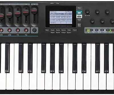 Nektar Panorama T4 MIDI Controller Keyboard Bundle with Keyboard Stand and Accessories