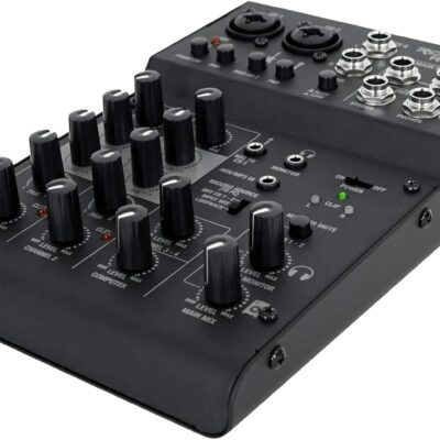 Audiosavings Bundle:(1) AKG D112 MKII Professional Dynamic Kick Drum Bass Guitar Microphone Mic Bundle with (1) Rockville RockMix 4 Channel Mic/Instr Pro Recording Mixer+USB Interface/EQ (Items 2)