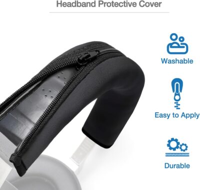 61Q NmOA FL. AC SL1500 1774308986 4223 Headphone Headband Cover Cushion Compatible with Denon DJ HP700 HP800 HP1000 HP1100 HP2000,DJ MC7000 Headphones Bundle DJ Headphone-Headband Tape Protection