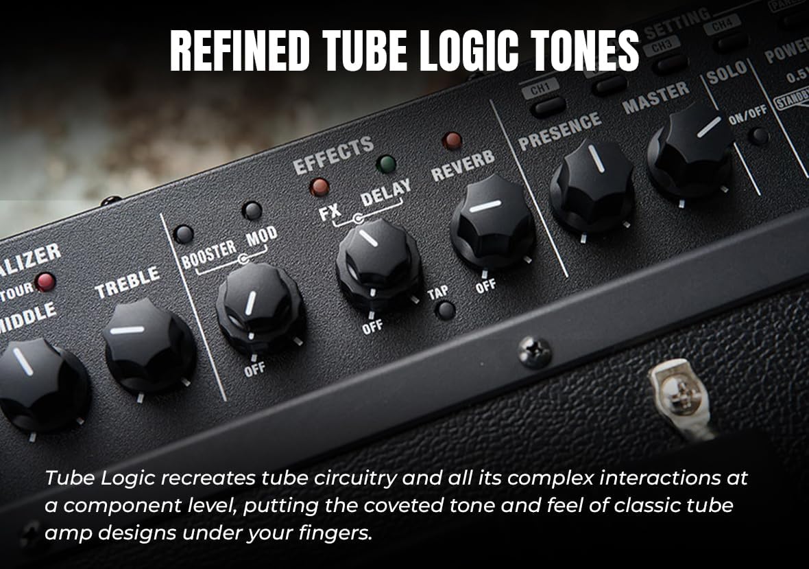 Boss Katana-100 Gen 3 100-Watt 1×12-Inch Guitar Combo Amplifier Bundle with Gearlux Instrument Cable and Picks