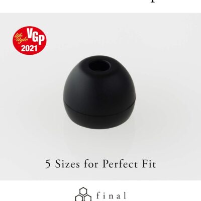 61QVNiqLnDL. AC SL1500 1774310090 8496 Final E4000 in Ear Isolating Earphones, 6.4mm Dynamic Driver, High-Resolution, Aluminium Housing, Detachable OFC MMCX Cable, Swing-Fit Eartips – Black Aluminium