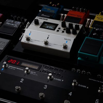 Boss DD-500 Digital Delay Bundle with Gearlux Instrument Cable, Patch Cable, and Picks