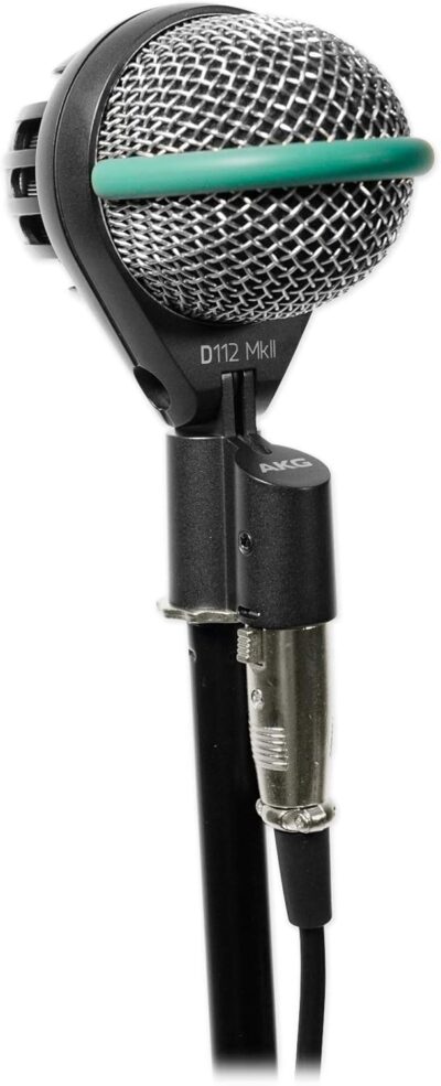 Audiosavings Bundle (1) AKG D112 MKII Kick Drum Bass Guitar Microphone Mic for Church Sound Systems (Items 1)