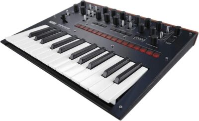 Korg monologue Monophonic Analog Synthesizer w/ 16-step Sequencer and OLED Oscilloscope – Blue