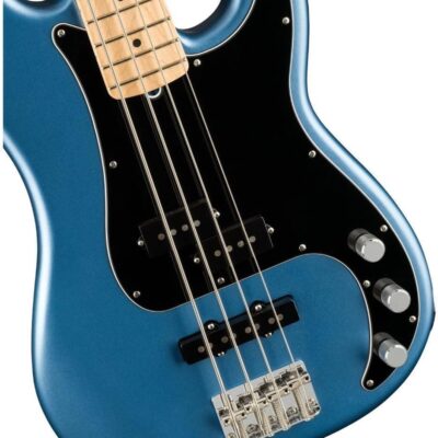 Fender American Performer Precision Bass, Satin Lake Placid Blue, Maple Fingerboard