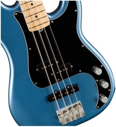 Fender American Performer Precision Bass, Satin Lake Placid Blue, Maple Fingerboard