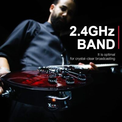 61RhxoBI1TL. AC SL1200 1774327290 3670 Xvive U2 Guitar Wireless System with Transmitter and Receiver for Electric Guitars, Bass, Violin (Red)