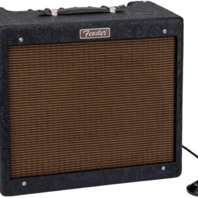 Fender Blues Junior IV 30th Anniversary 15-watt 1 x 12-inch Combo Amplifier – Black Western