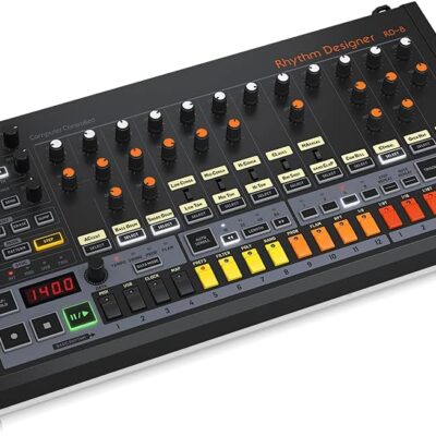 Behringer RHYTHM DESIGNER RD-8 Classic Analog Drum Machine with 16 Drum Sounds, 64 Step Sequencer, Wave Designer and Dual-Mode Filter