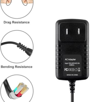 AC Adapter Charger Compatible with Line 6 XD-V75 Digital Wireless Receiver Power Supply Cord Mains PSU