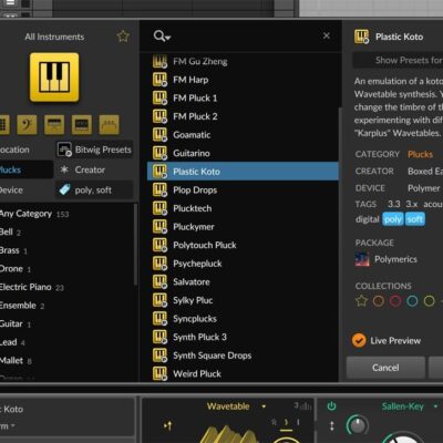 BITWIG Bitwig Studio DAW Software