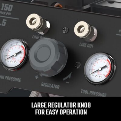 CRAFTSMAN Air Compressor 12 Gallon Ultra Quiet Oil-Free 1.5 HP Max 150 PSI Vertical Tank