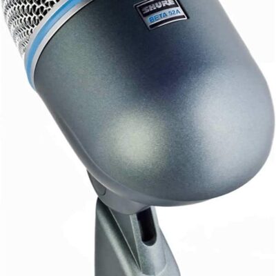61UaV IO2GL. AC SL1500 Shure BETA 52A Kick Drum Microphone – Supercardioid Dynamic Mic with High Output Neodymium Element, Locking Stand Adapter, Durabl Steel Mesh Grille and Shock Mount