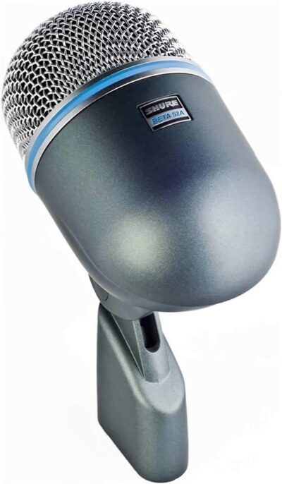 61UaV IO2GL. AC SL1500 Shure BETA 52A Kick Drum Microphone – Supercardioid Dynamic Mic with High Output Neodymium Element, Locking Stand Adapter, Durabl Steel Mesh Grille and Shock Mount