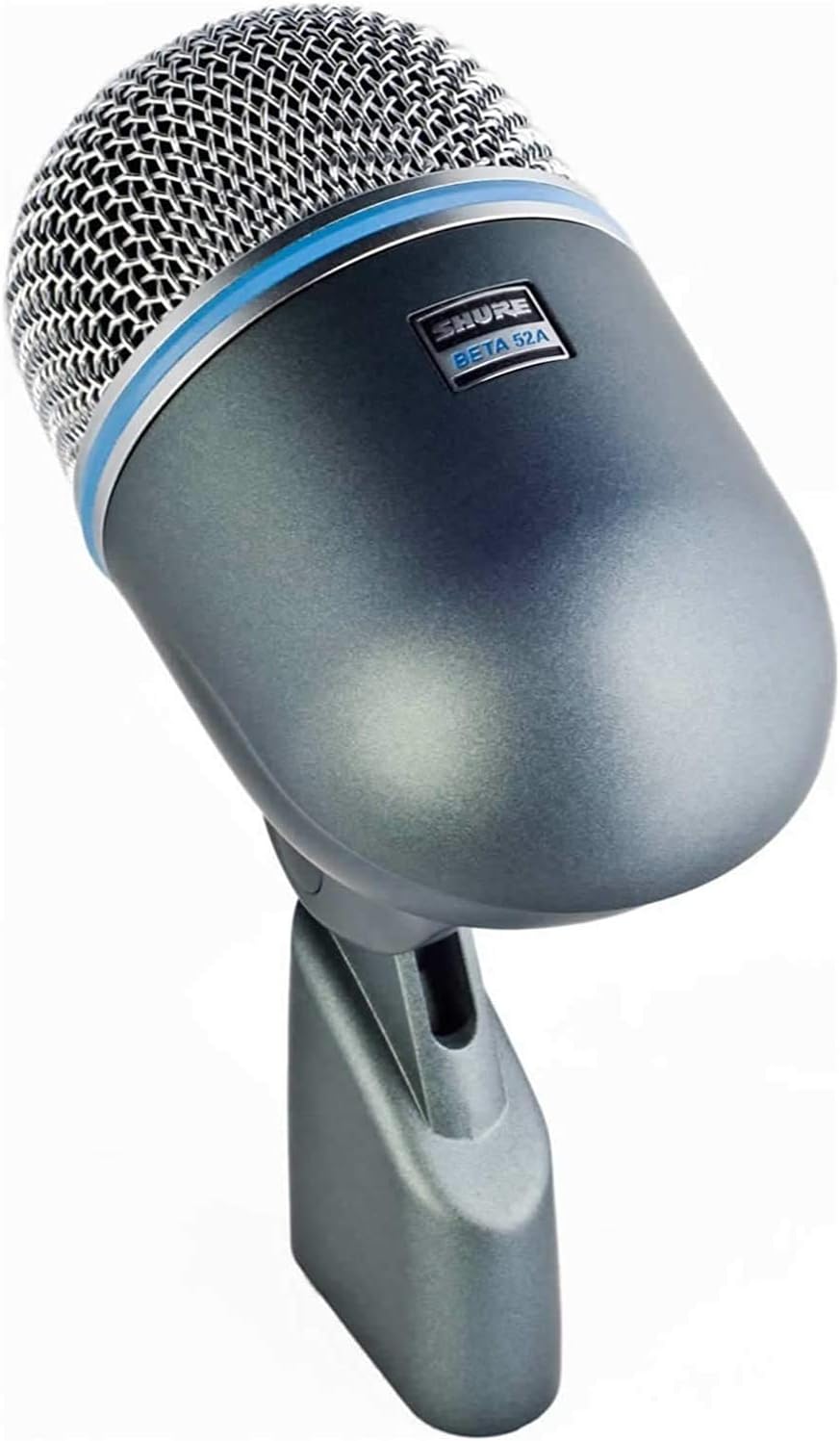 Shure BETA 52A Kick Drum Microphone – Supercardioid Dynamic Mic with High Output Neodymium Element, Locking Stand Adapter, Durabl Steel Mesh Grille and Shock Mount