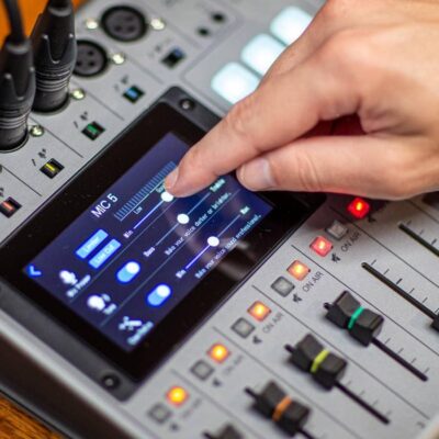 Zoom PodTrak P8 Portable Multitrack Podcast Recorder + BTA-2 Bluetooth Adapter for PodTrak Recorders + Cleaning kit + Wire Straps