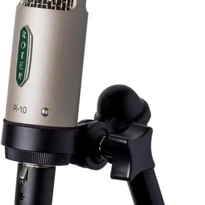 Royer Labs R-10 Compact Ribbon Microphone and dBooster Inline Preamp Bundle – Recording – Live Sound – Podcasters – Broadcasters – Made in USA