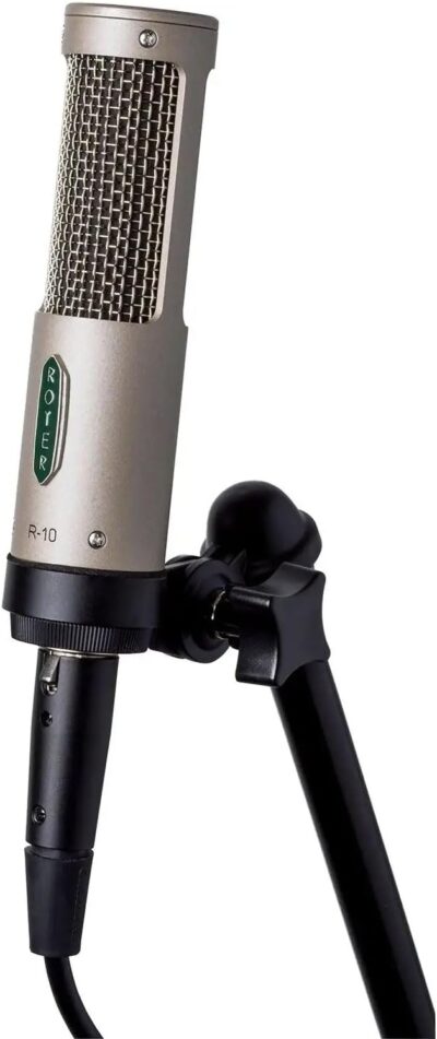 Royer Labs R-10 Compact Ribbon Microphone and dBooster Inline Preamp Bundle – Recording – Live Sound – Podcasters – Broadcasters – Made in USA