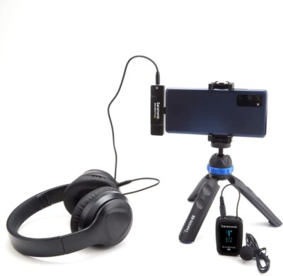 Saramonic Blink 500 Prox B5 Wireless Microphone System with Lavalier for iPhone15/16/17&Android, iPad, Mobile & Computers, USB C Mini Lapel Microphone Wireless for Video Recording, Streaming