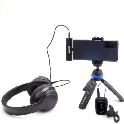 Saramonic Blink 500 Prox B5 Wireless Microphone System with Lavalier for iPhone15/16/17&Android, iPad, Mobile & Computers, USB C Mini Lapel Microphone Wireless for Video Recording, Streaming