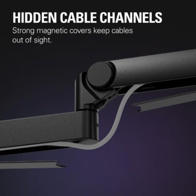 Elgato Wave Mic Arm Pro – 360° Rotatable Low Profile Gas Spring Microphone Arm, Works Mics/Shure SM7B/HyperX QuadCast/Rode/Blue Yeti & More – for Broadcasting/Podcasting/Streaming