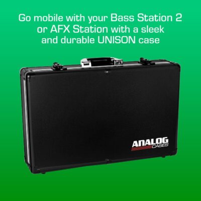 ANALOG CASES Novation Bass Station II/AFX Station Case – Ultra-Lightweight UNISON Hard Case