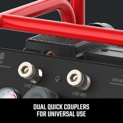 CRAFTSMAN Air Compressor 12 Gallon Ultra Quiet Oil-Free 1.5 HP Max 150 PSI Vertical Tank