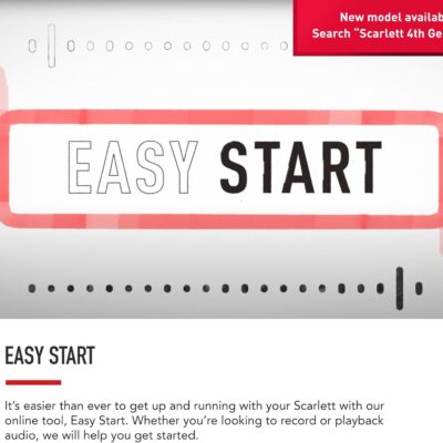 Focusrite Scarlett 2i2 3rd Gen USB Audio Interface for Recording, Songwriting, Streaming and Podcasting — High-Fidelity, Studio Quality Recording, and All the Software You Need to Record