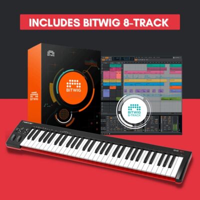 Nektar SE61 – USB MIDI Controller Keyboard with Nektar DAW Integration, Black