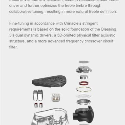 Moondrop x Crinacle Dusk IEMs 2DD+2BA+2Planar Earphones with 0.78 2 Pin 3.5mm/USB-C Plug