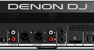 Denon DJ SC LIVE 4 Standalone DJ Controller with Stem Separation on 4-Decks, Wi-Fi Streaming, Build-in Speakers, Serato DJ and Virtual DJ Compatible